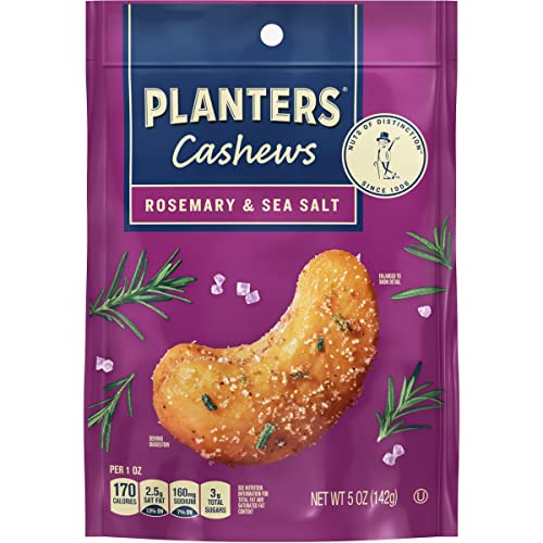 5-Oz Planters Cashews (Rosemary & Sea Salt) $2.73 w/ S&S + Free Shipping w/ Prime or on orders over $35