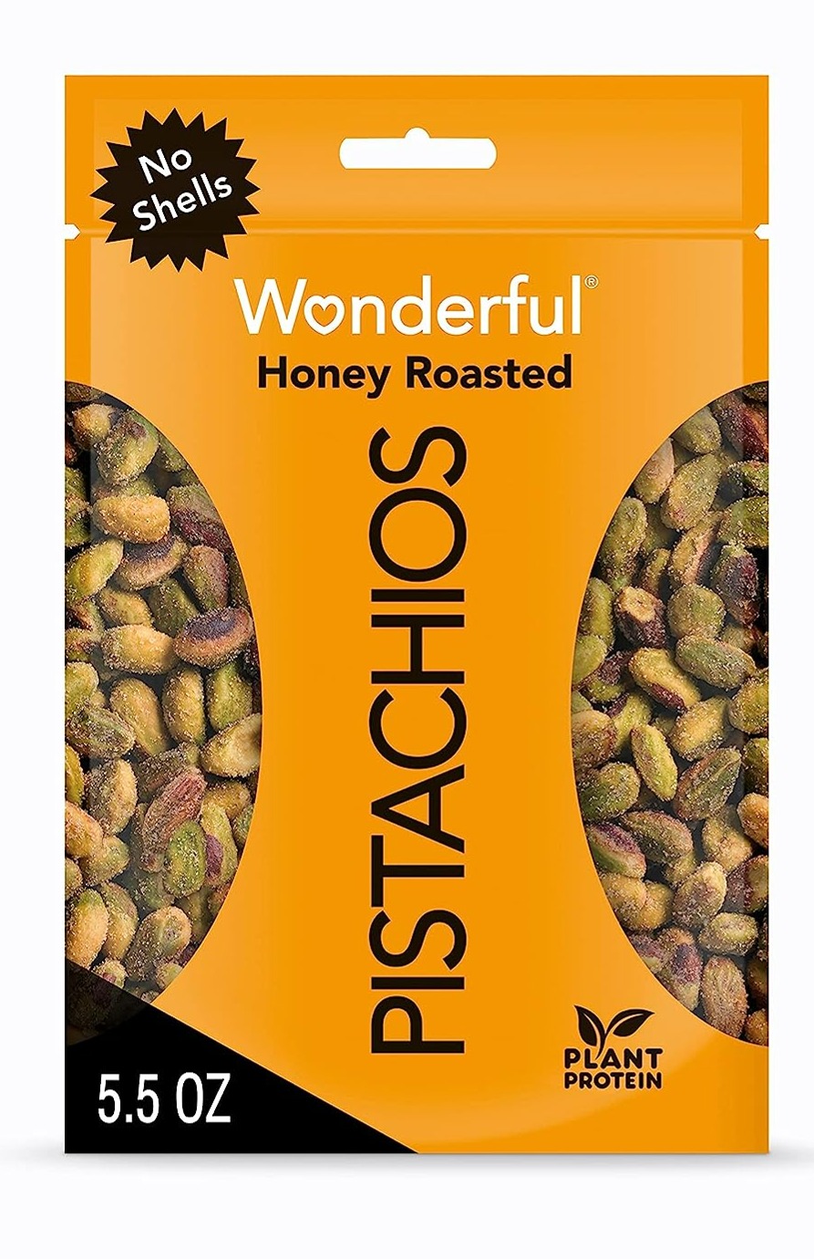 5.5-Oz Wonderful Honey Roasted Pistachios (No Shells) $3.37 w/ S&S + Free Shipping w/ Prime or on orders over $35