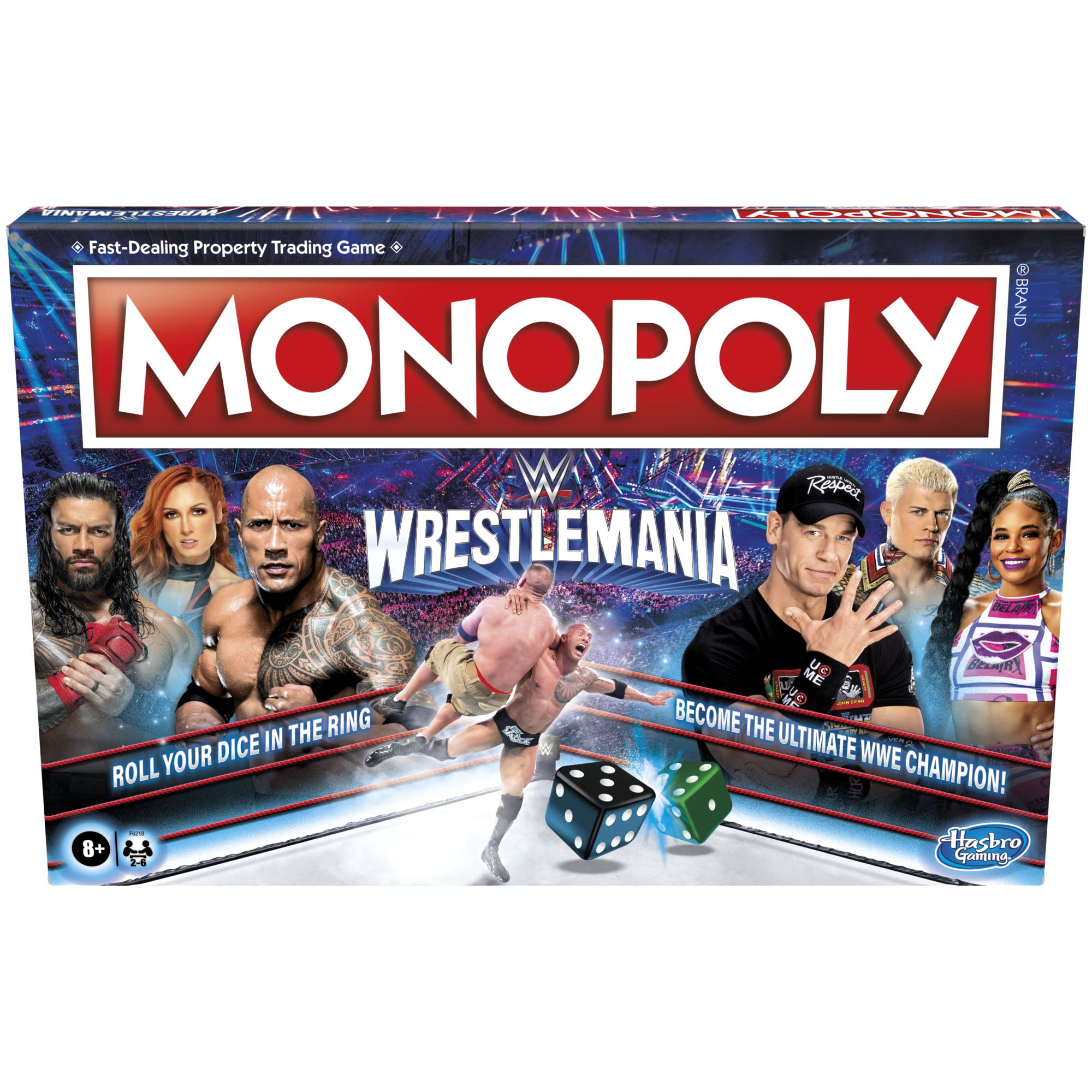 Monopoly Board Game Wrestlemania Edition $9.83 + Free Shipping w/ Prime or on orders over $35