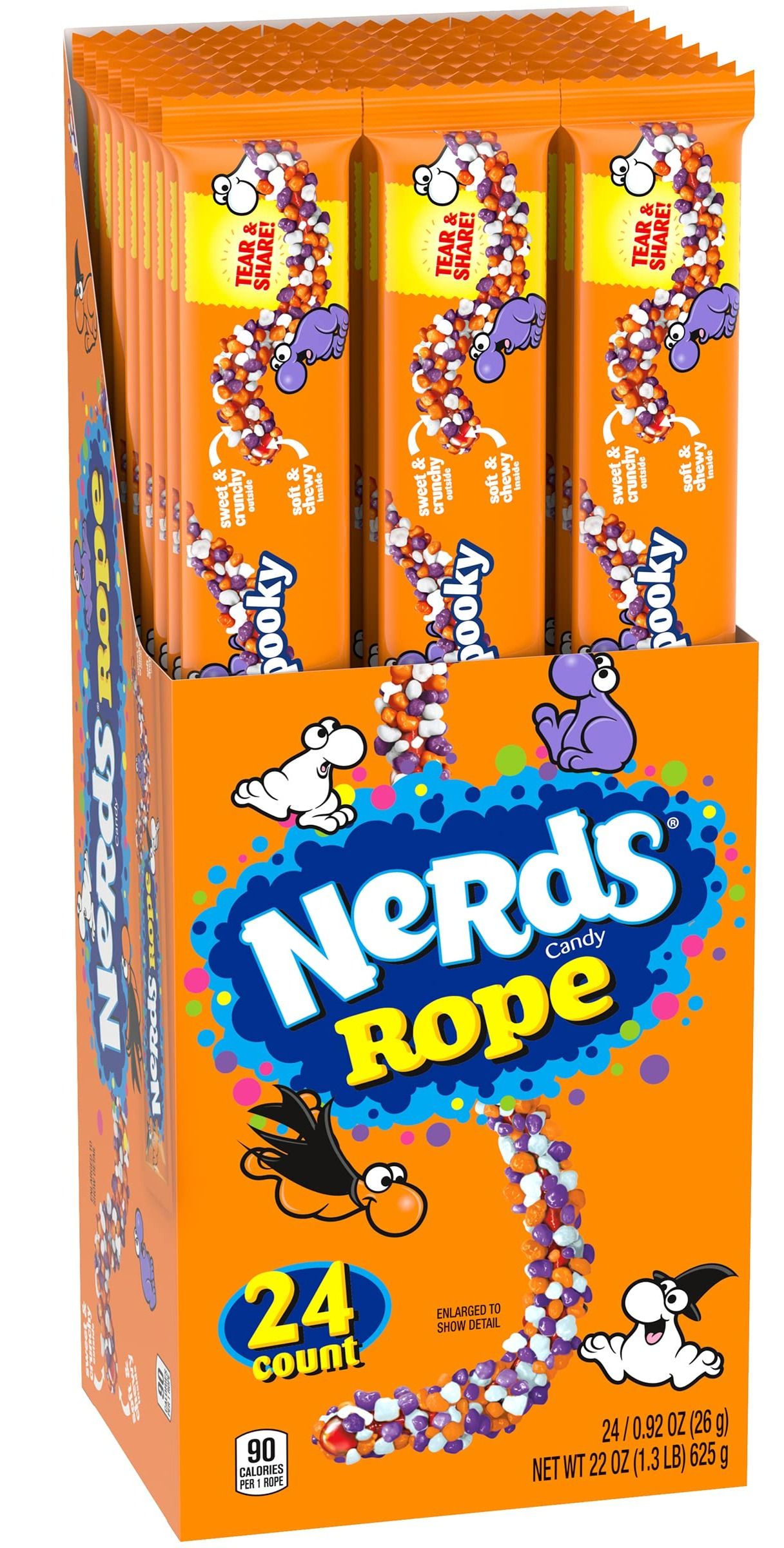 24-Pack 0.92-Oz Nerds Rope Candy (Halloween) $10.63 w/ S&S + Free Shipping w/ Prime or on orders over $35