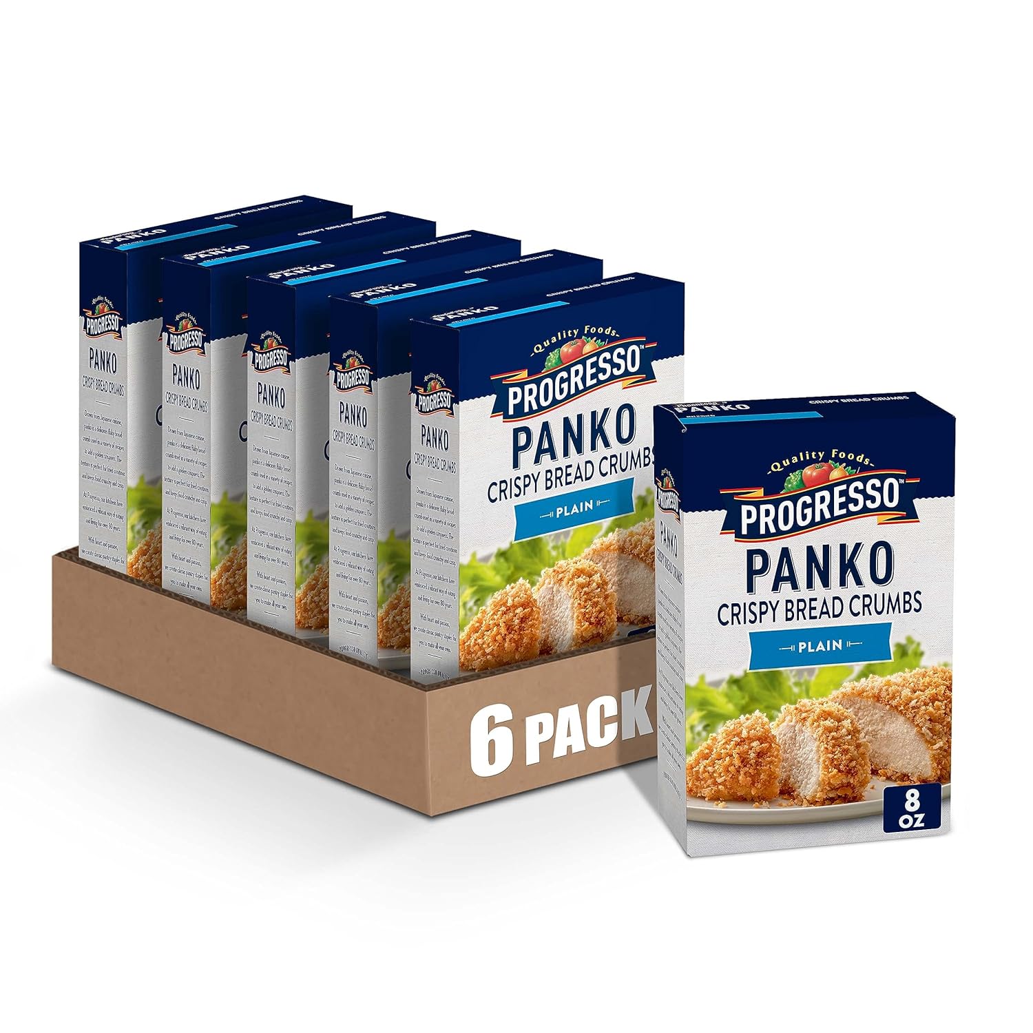 6-Pack 8-Oz Progresso Panko Crispy Bread Crumbs (Plain) $7.40 w/ S&S + Free Shipping w/ Prime or on orders over $35