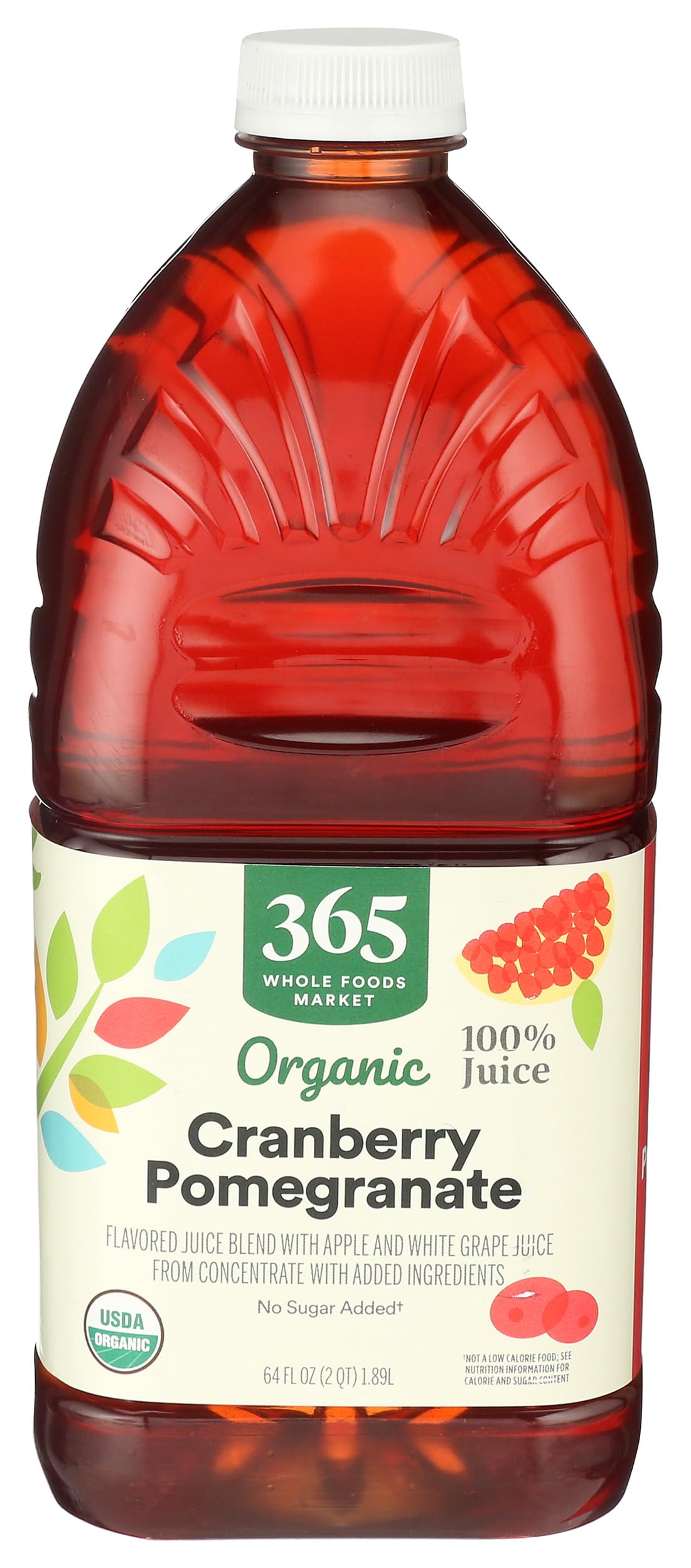 64-Oz 365 by Whole Foods Market Organic Cranberry Pomegranate Juice $2.87 w/ S&S + Free Shipping w/ Prime or on orders over $35