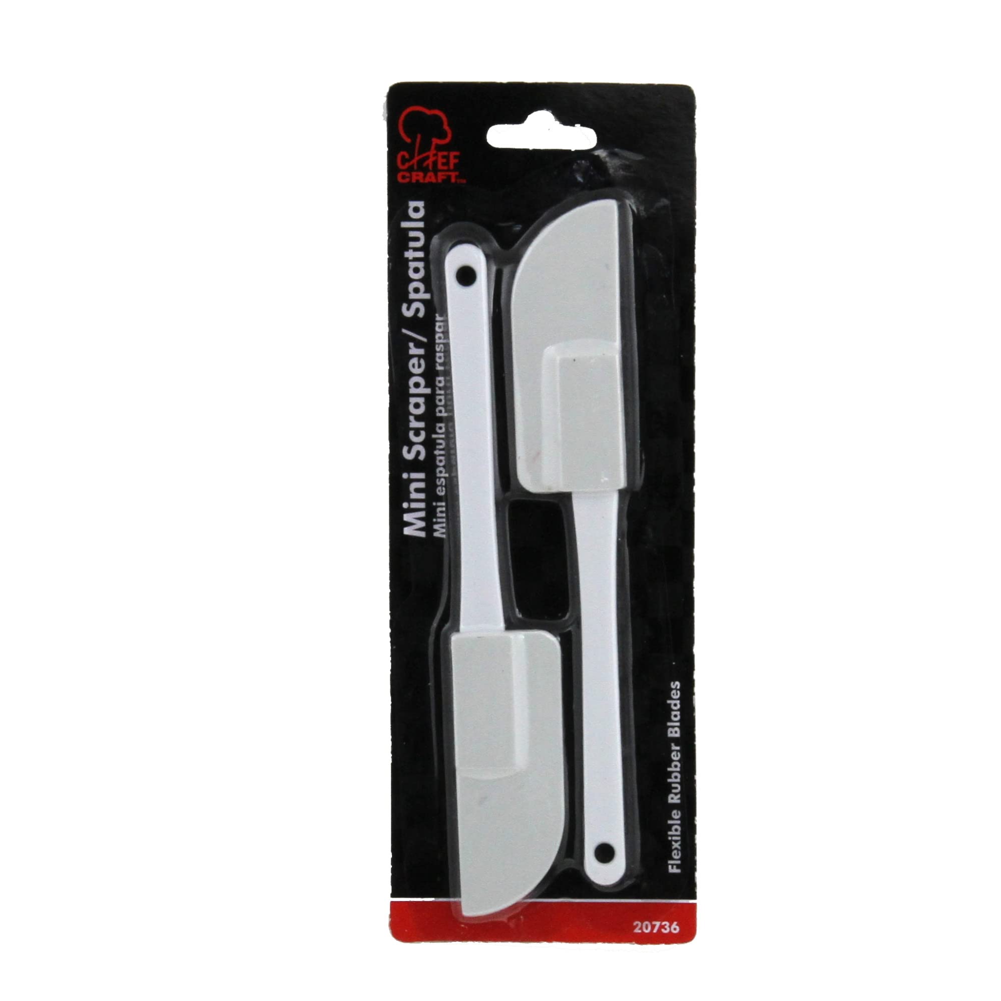 2-Pack 6" Chef Craft Mini Spatula Set (White) $1 + Free Shipping w/ Prime or on orders over $35