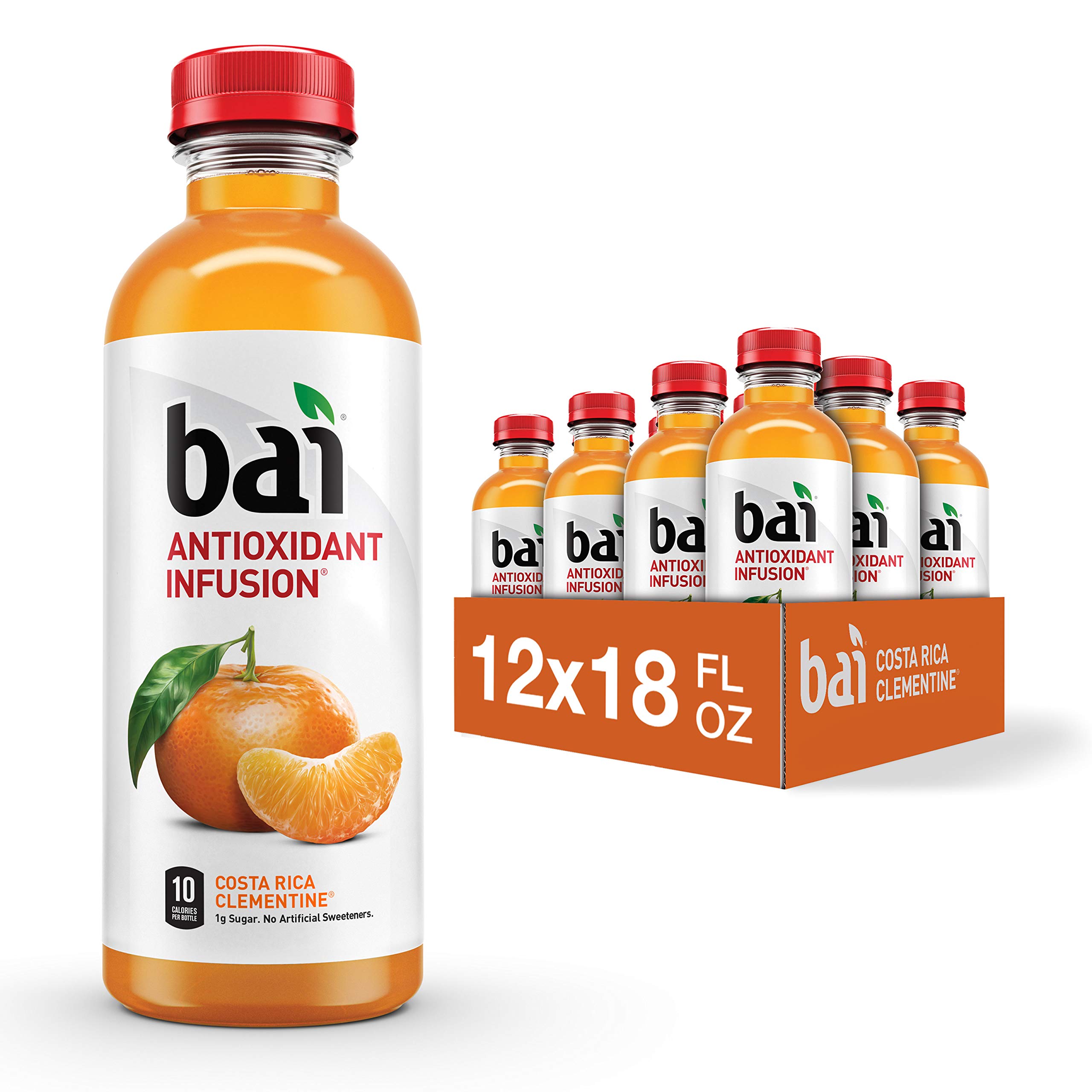 12-Pack 18-Oz Bai Antioxidant Infused Water (Costa Rica Clementine) $14.68 + Free Shipping w/ Prime or on orders over $35