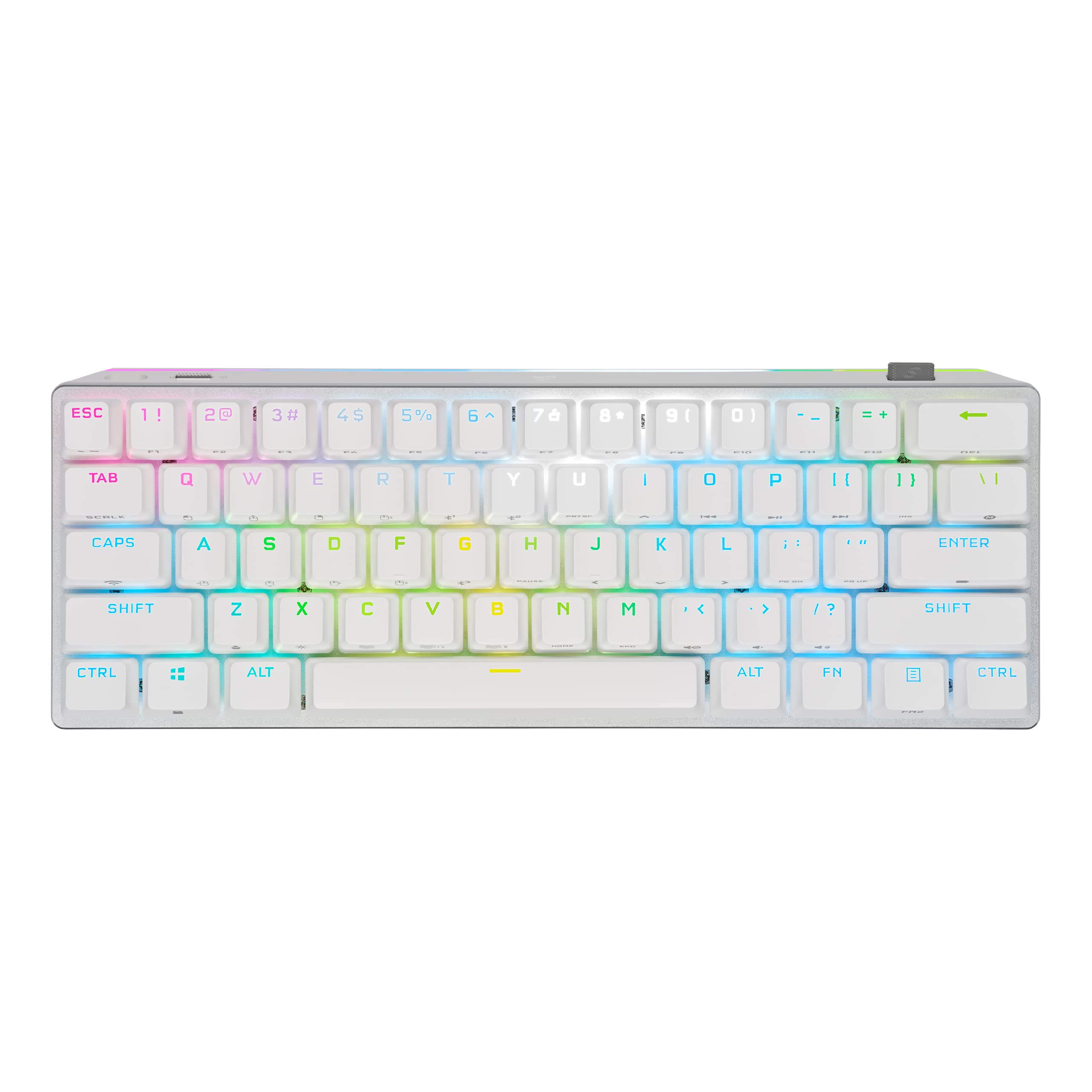 Corsair K70 Pro Mini Wireless RGB 60% Mechanical Gaming Keyboard w/ PBT Double-Shot Keycaps (Red Switches, White) $64 + Free Shipping