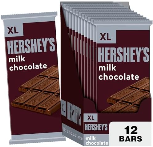 12-Pack 4.4-Oz Hershey's Milk Chocolate XL Bars $14.82 w/ S&S + Free Shipping w/ Prime or on orders over $35