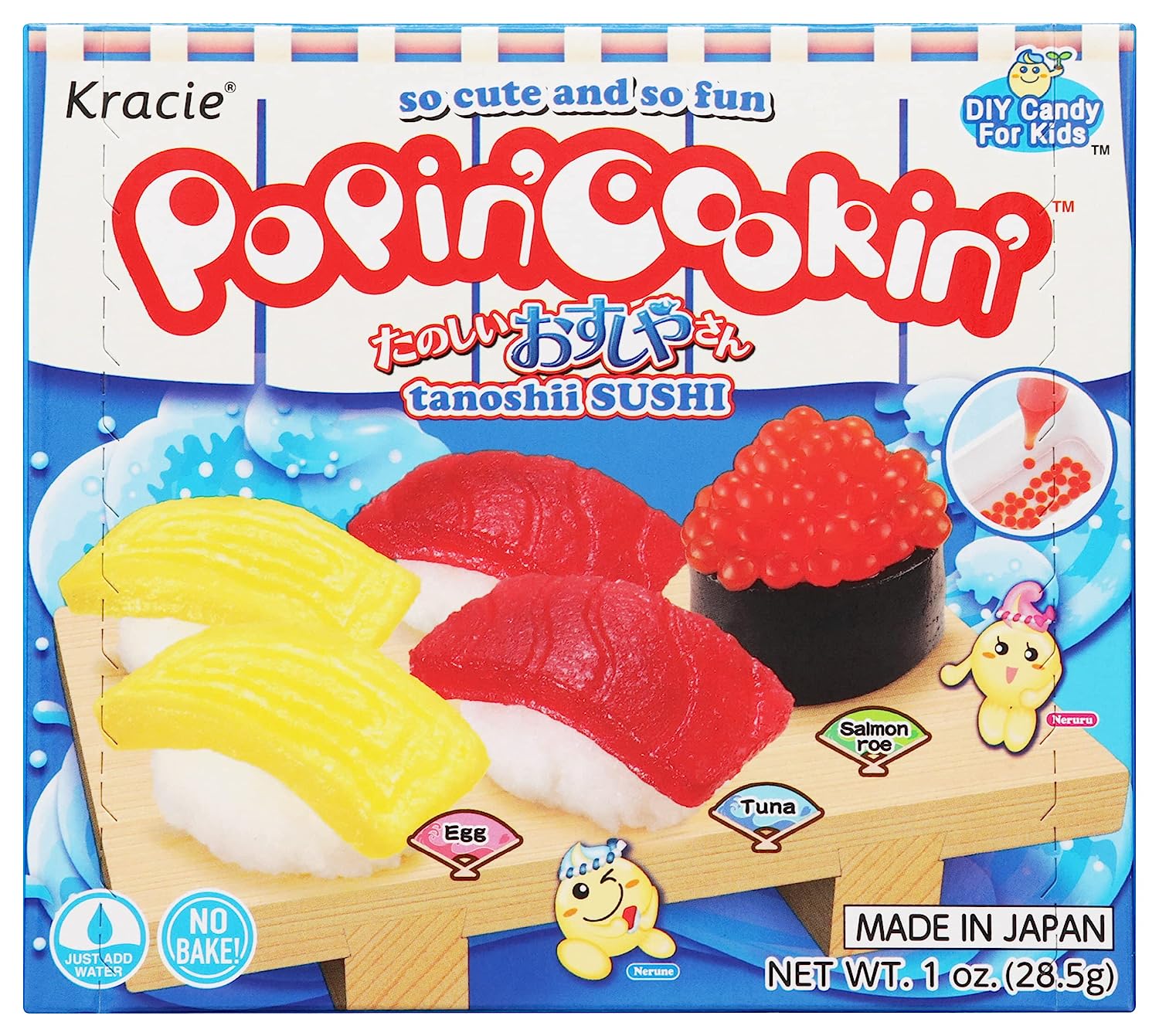 1-Oz Kracie Popin' Cookin' Diy Candy for Kids (Sushi Kit) $3.33 w/ S&S + Free Shipping w/ Prime or on orders over $35