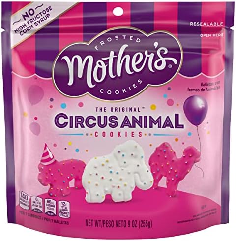 9-Oz Mother's Circus Frosted Circus Animal Cookies $2.13 w/ S&S + Free Shipping w/ Prime or on orders over $35