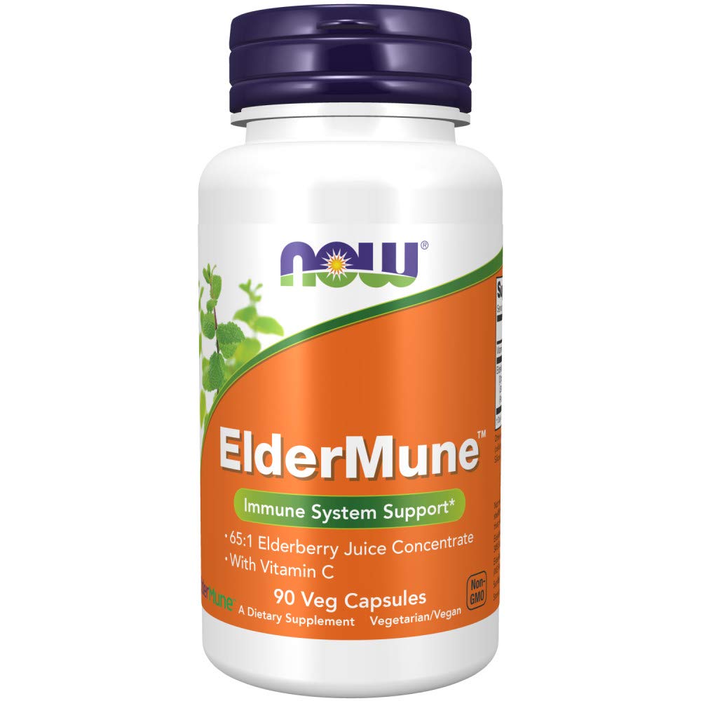 90-Count NOW Supplements ElderMune 65:1 Elderberry Juice Concentrate w/ Vitamin C Immune System Support $4.53 w/ S&S + Free Shipping w/ Prime or on orders over $35