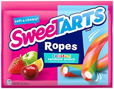 9-Oz Sweetarts Soft & Chewy Ropes (Twisted Rainbow Punch) $2 + Free Shipping w/ Prime or on orders over $35