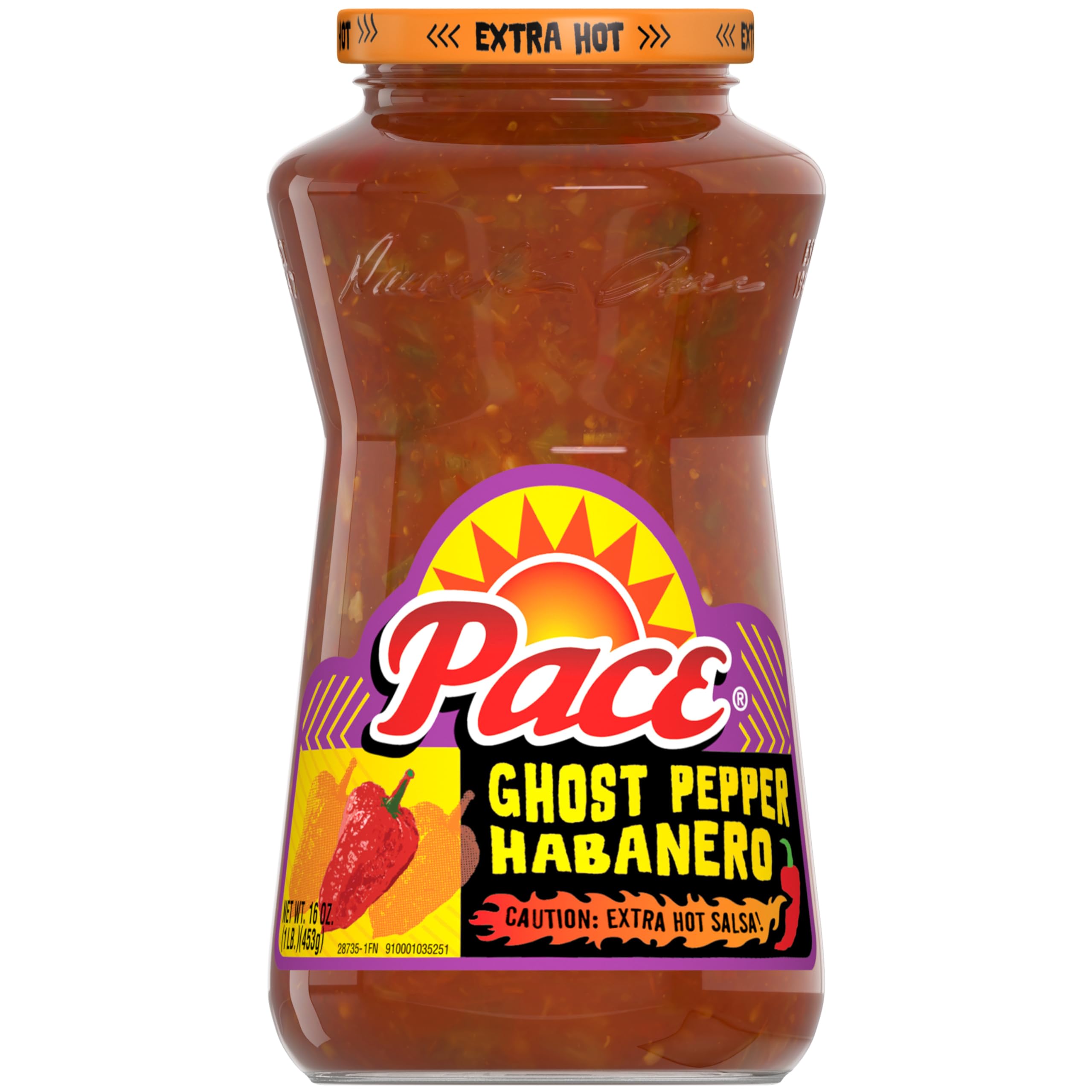 16-Oz Pace Ghost Pepper Habanero Salsa $2.08 w/ S&S + Free Shipping w/ Prime or on orders over $35