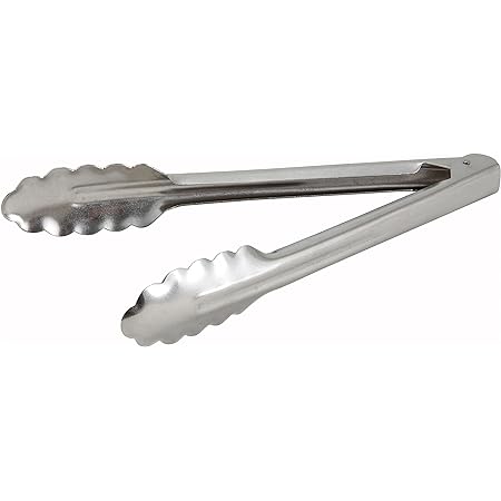 9" Winco Coiled Spring Heavyweight Stainless Steel Utility Tong $2 + Free Shipping w/ Prime or on orders over $35