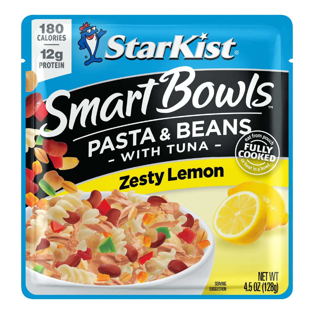12-Pack 4.5-Oz StarKist Smart Bowls Pasta & Beans w/ Tuna (Zesty Lemon) $11.40 w/ S&S + Free Shipping w/ Prime or on orders over $35