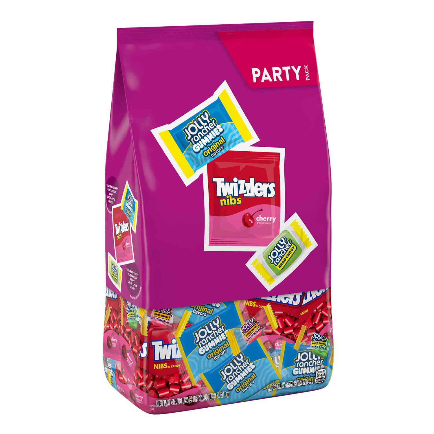43.03-Oz Jolly Rancher and Twizzlers Fruit Flavored Candy Party Pack $7.90 + Free Shipping w/ Prime or on orders over $35