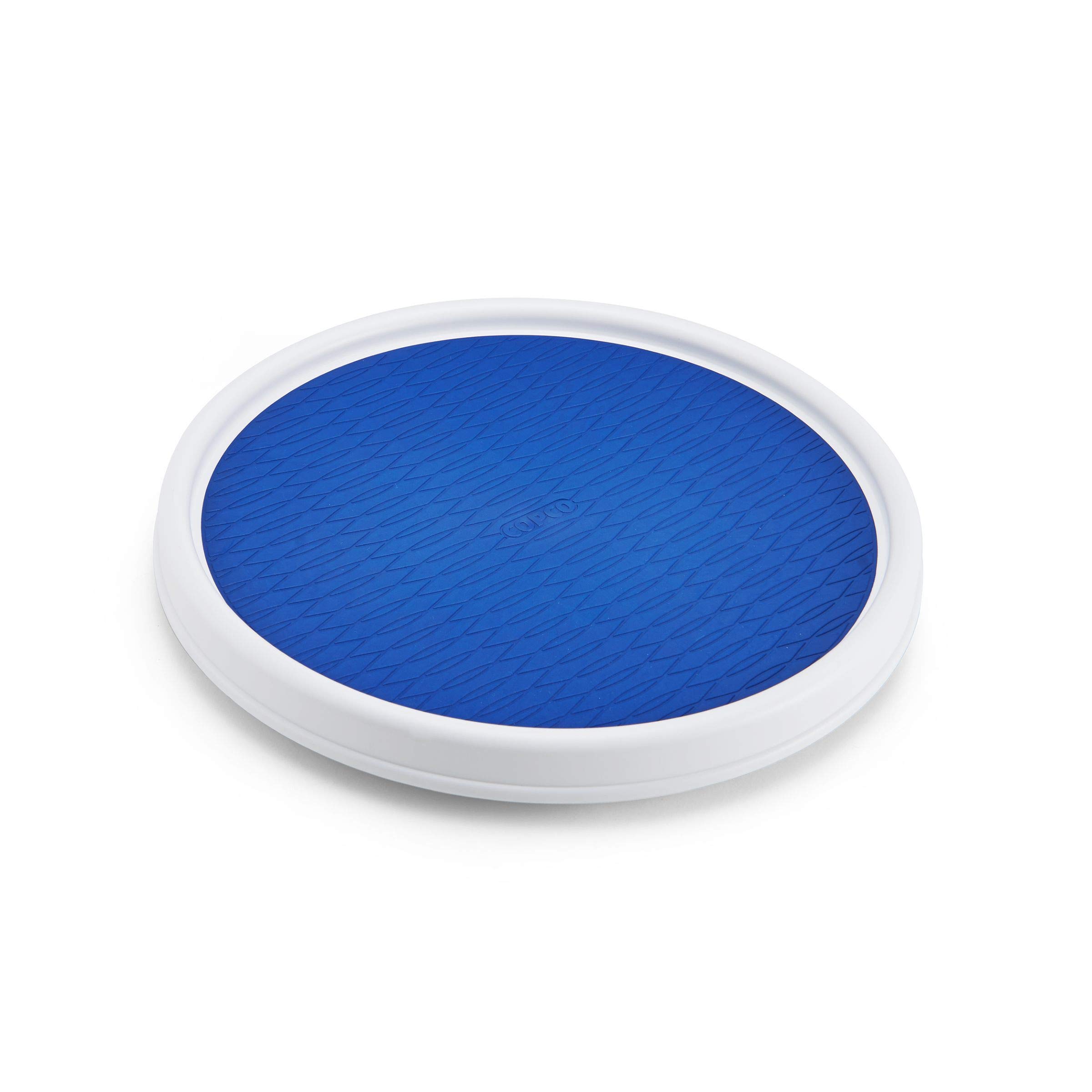 12" Copco Basics Non-Skid Lazy Susan Turntable (White/Blue) $6.30 + Free Shipping w/ Prime or on orders over $35
