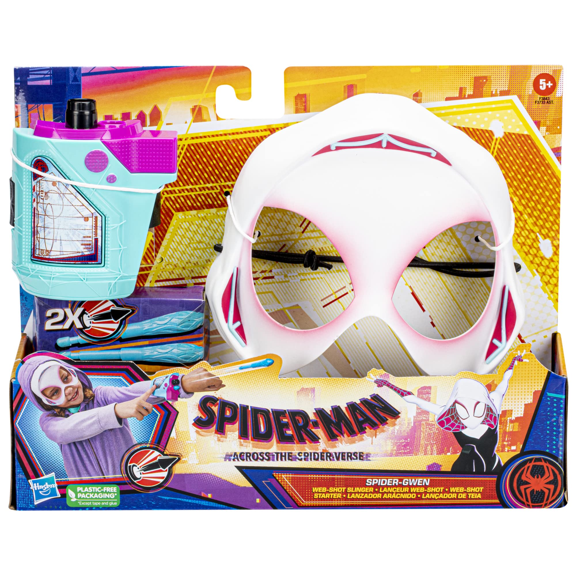Marvel Spider-Man: Across the Spider Verse Spider-Gwen Mask and Blaster Set $5.60 + Free Shipping w/ Prime or on orders over $35