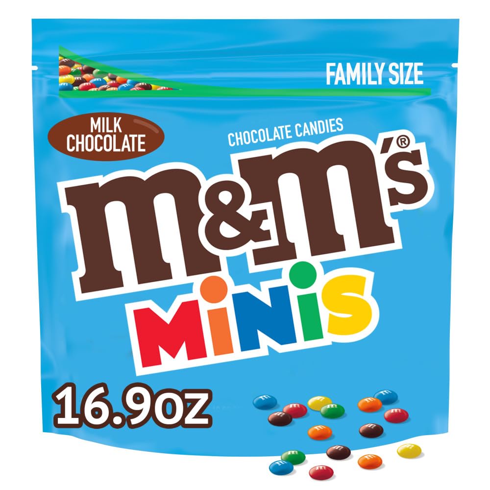 16.9-Oz M&M'S Minis Milk Chocolate Candy Resealable Bag $5.49 + Free Shipping w/ Prime or on orders over $35
