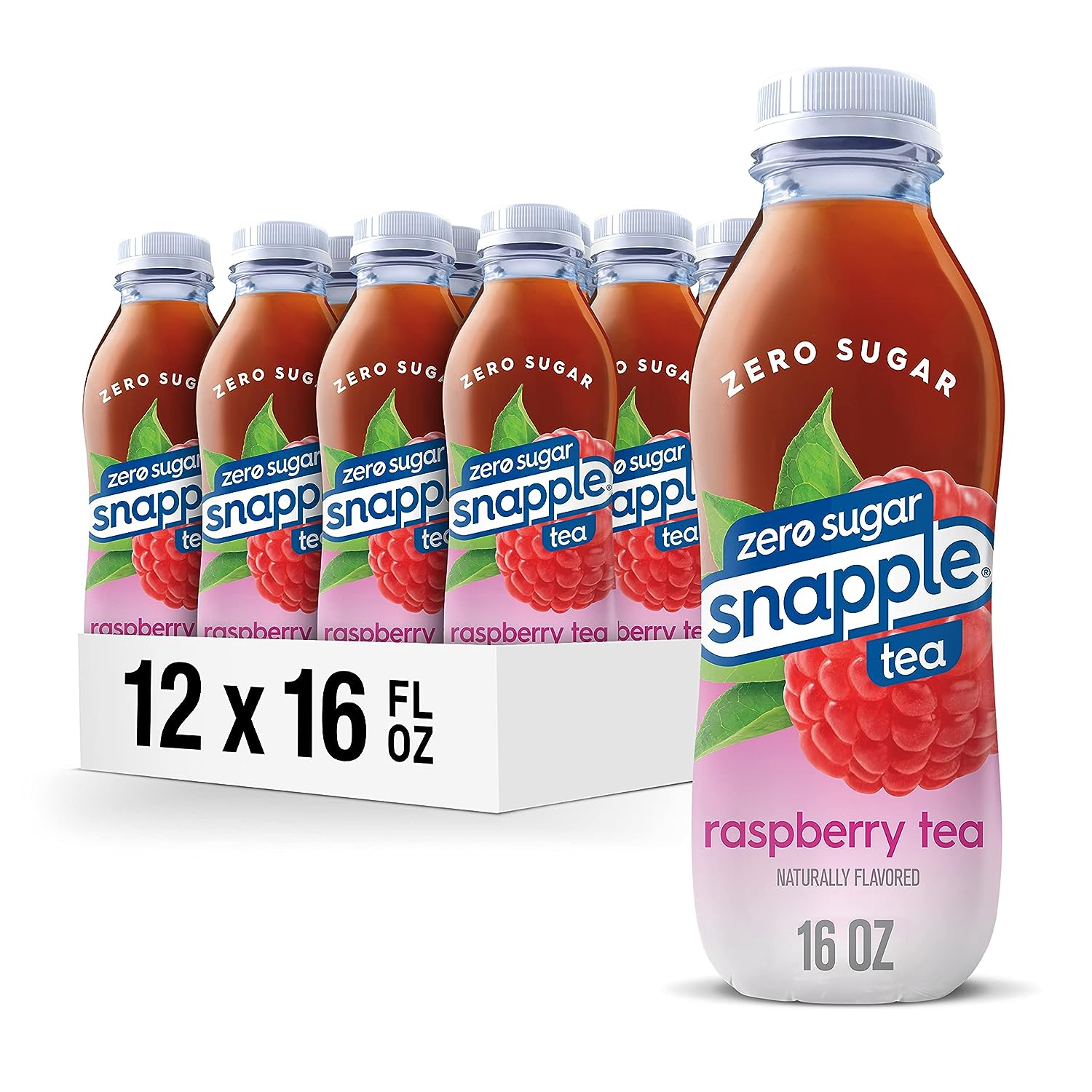 12-Pack 16-Oz Snapple Zero Sugar Raspberry Tea Plastic Bottles $9.45 w/ S&S + Free Shipping w/ Prime or on orders over $35