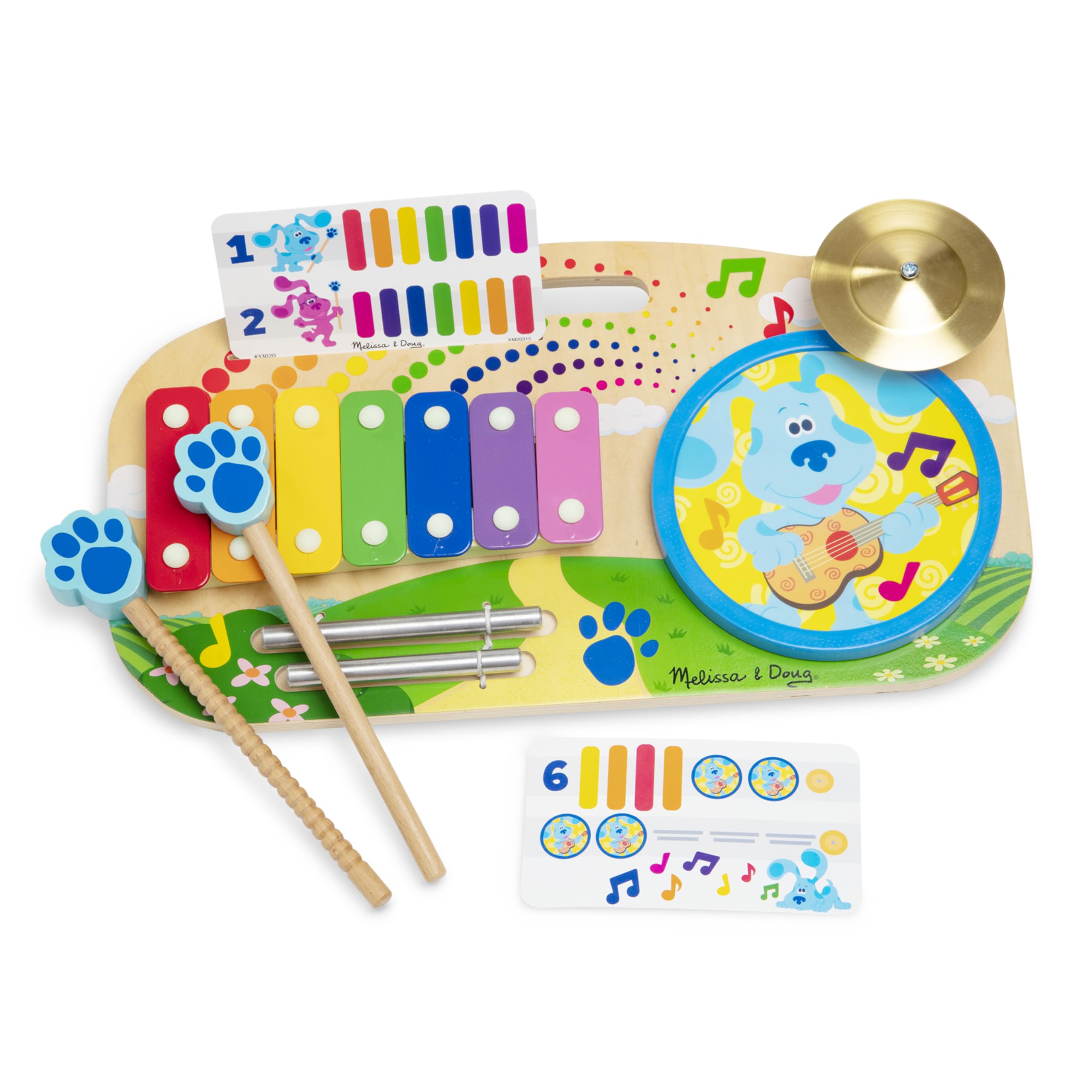 Melissa & Doug Blue's Clues & You! Wooden Music Maker Board (5 Instruments) $13 + Free Shipping w/ Prime or on orders over $35