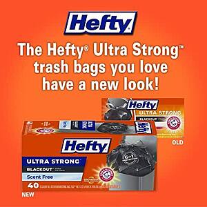 Hefty Ultra Strong 30 Gal. Black Trash Bag (25-Count)