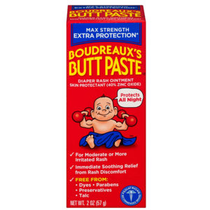 2-Oz Boudreaux's Butt Paste Diaper Rash Ointment (Maximum Strength) $  3 w/ S&S + Free Shipping w/ Prime or on orders over $  35