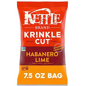 7.5-Oz Kettle Brand Potato Chips (Habanero Lime) $2.45 w/ Subscribe & Save