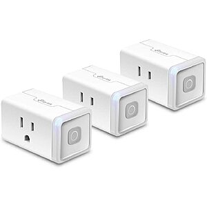 3-Pack TP-Link Kasa HS103P3 15-Amp Smart Plugs $17 + Free Shipping w/ Prime or on orders over $35