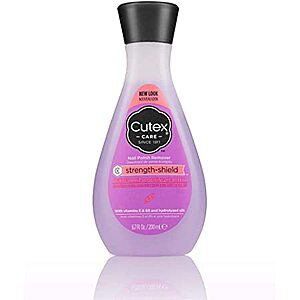 6.76-Oz Cutex Strength Shield Nail Polish Remover $  1.40 w/ S&S + Free Shipping w/ Prime or on orders over $  35