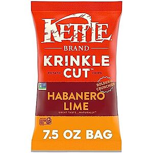 7.5-Oz Kettle Brand Potato Chips (Habanero Lime) $  2.44 w/ S&S + Free Shipping w/ Prime or on orders over $  35