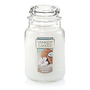 22-Oz Yankee Candle Large Jar (Coconut Beach) $  11 w/ S&S + Free Shipping w/ Prime or on orders over $  35