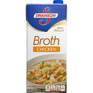 6-Pack 32-Oz Swanson Chicken Broth $  7.51 w/ S&S + Free Shipping w/ Prime or on orders over $  35