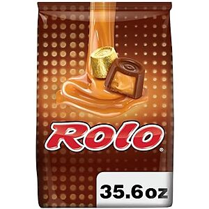 35.6-Oz ROLO Rich Chocolate Caramel Candy Party Pack