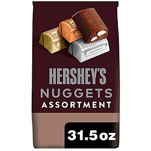31.5-Oz Hershey's Nuggets Assorted Chocolates Party Pack