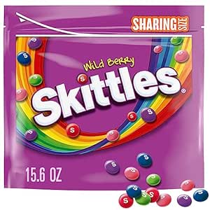 15.6-Oz Skittles Candy Sharing Size Bag (Wild Berry)