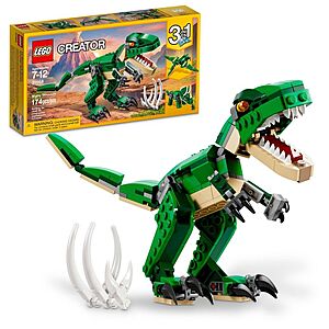 174-Piece LEGO Creator 3-in-1 Mighty Dinosaurs Set $9.59 + Free Shipping w/ Prime or on orders over $35