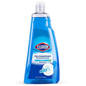 26-Oz Clorox Ultra Concentrated Dishwashing Liquid Dish Soap w/ Oxi (Fresh Scent) $1.80 w/ Subscribe & Save