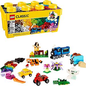 484-Piece LEGO Classic Medium Creative Brick Box Building Toy Set 