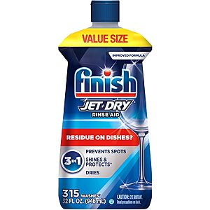 32-oz Finish Jet-Dry Dishwasher Rinse Aid $6.60 w/ Subscribe & Save