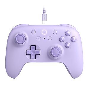 8Bitdo Ultimate 2C Wired Controller w/ Hall Effect Sticks & Triggers (Purple) $14.50 