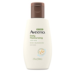 2-Oz Aveeno Daily Moisturizing Sensitive Skin + Prebiotic Oat Body Wash <img src=