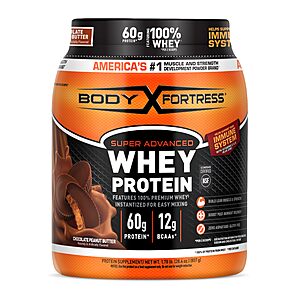 1.78-lbs Body Fortress 100% Whey Premium Protein Powder (Cookies N' Creme) .25 w/ Subscribe & Save