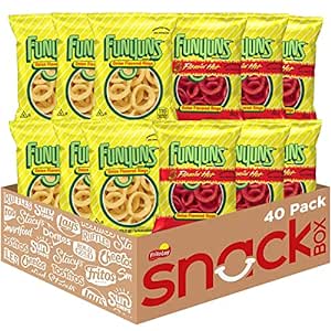 40-Count 0.75-Oz Funyuns Variety Pack (Original & Flamin' Hot) .90 w/ Subscribe & Save