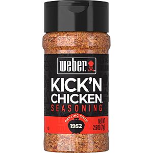 2.5-Oz Weber Kick'n Chicken Seasoning Shaker $1.90 w/ Subscribe & Save