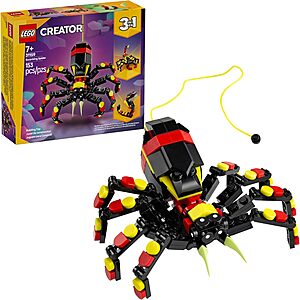 153-Piece LEGO Creator: Wild Animals 3-in-1 Surprising Spider Building Toy .45