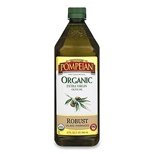 32-Oz USDA Pompeian Organic Robust Extra Virgin Olive Oil  w/ Subscribe & Save