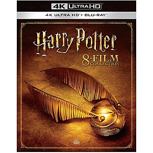 Harry Potter: 8-Film Collection (4K UHD + Blu-ray) $60 + Free Shipping