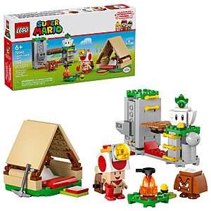 159-Piece LEGO Super Mario Expansion Set Captain Toad's Camp (72040) $10 + Free Shipping w/ Prime or on orders over $35