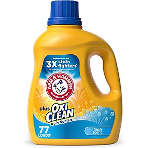 100.5oz Arm & Hammer Plus OxiClean Liquid Laundry Detergent (Fresh Scent) .90 w/ Subscribe & Save