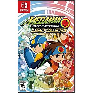 10-Game Mega Man Battle Network Legacy Collection (Nintendo Switch) $20.25 