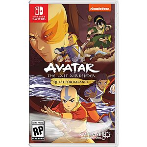 Avatar The Last Airbender: The Quest for Balance (Nintendo Switch) $10 